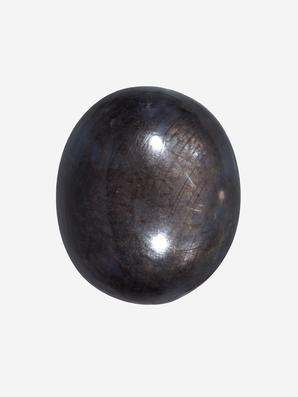 Корунд «Чёрный сапфир», полированная галька 3,2х2,7х1,3 см (110 ct)
