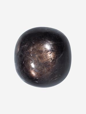Корунд «Чёрный сапфир», кабошон 2,5х2,4х1,2 см (78 ct)