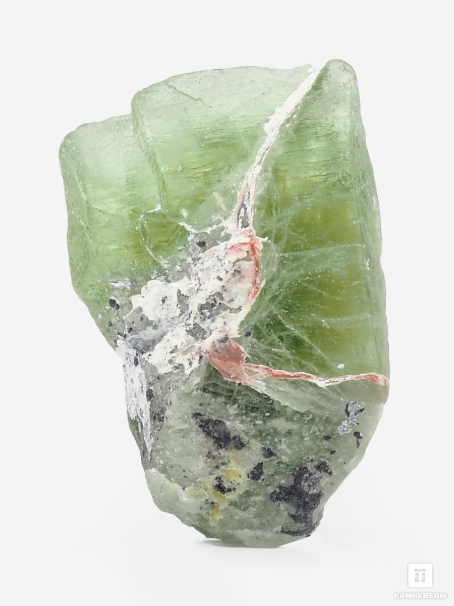 Форстерит (оливин) кристалл в пластиковом боксе, 2,8х1,6х1 см анапаит в пластиковом боксе 2 3 5 см