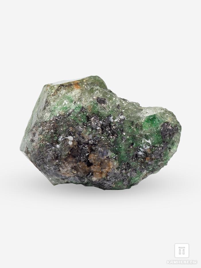 Цаворит (гранат) кристалл в пластиковом боксе, 2,4х2,2х1,7 см, 26913, фото 2