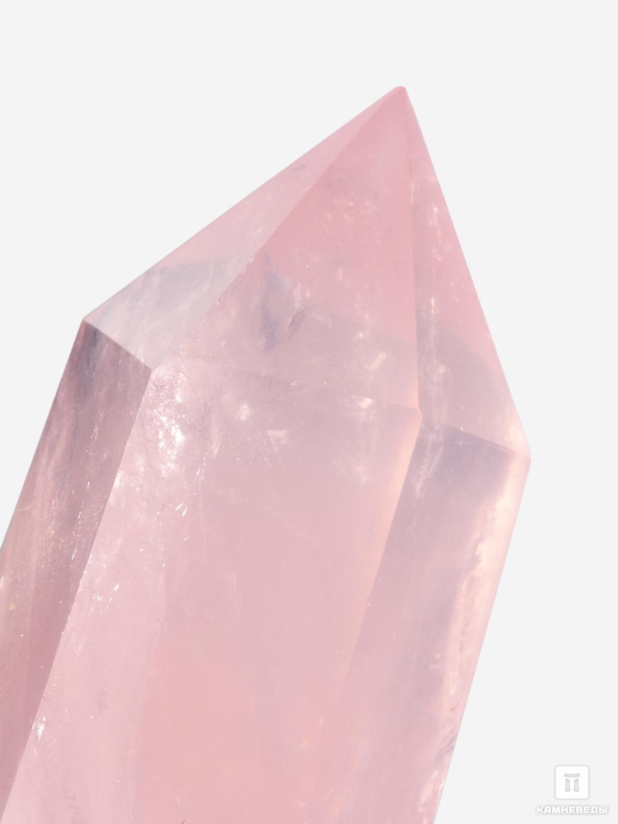 Розовый кварц в форме кристалла, 7-9 см (70-80 г) розовый кварц в форме кристалла 6 7 см 60 70 г