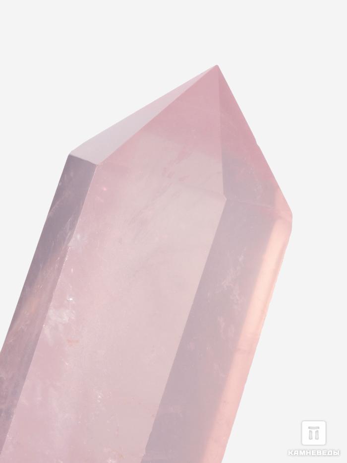Розовый кварц в форме кристалла, 7-8 см (50-60 г), 26664, фото 3
