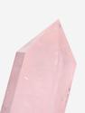 Розовый кварц в форме кристалла, 6-7 см (60-70 г), 11-26/2, фото 3
