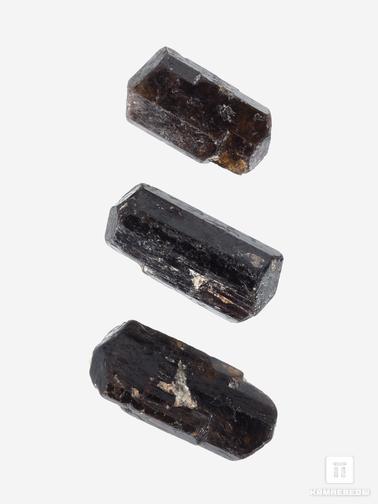 Дравит (турмалин). Дравит (турмалин), двухголовый кристалл 3,5х2,1х1,5 см