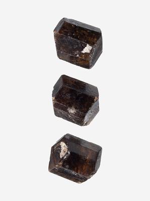 Дравит (турмалин), двухголовый кристалл 2,9х2,4х2,3 см