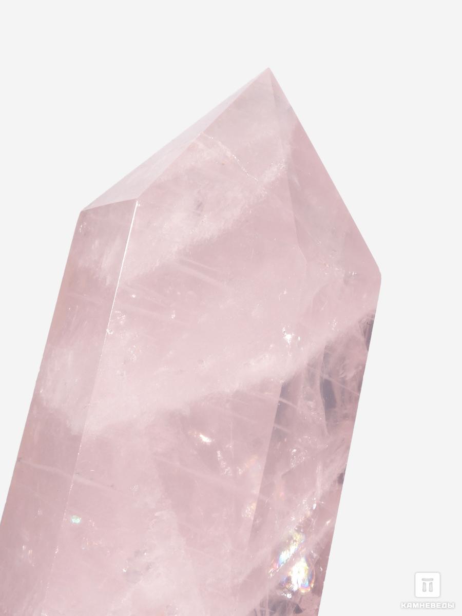 Розовый кварц в форме кристалла, 8-9 см (80-100 г) розовый кварц в форме кристалла 6 7 см 60 70 г