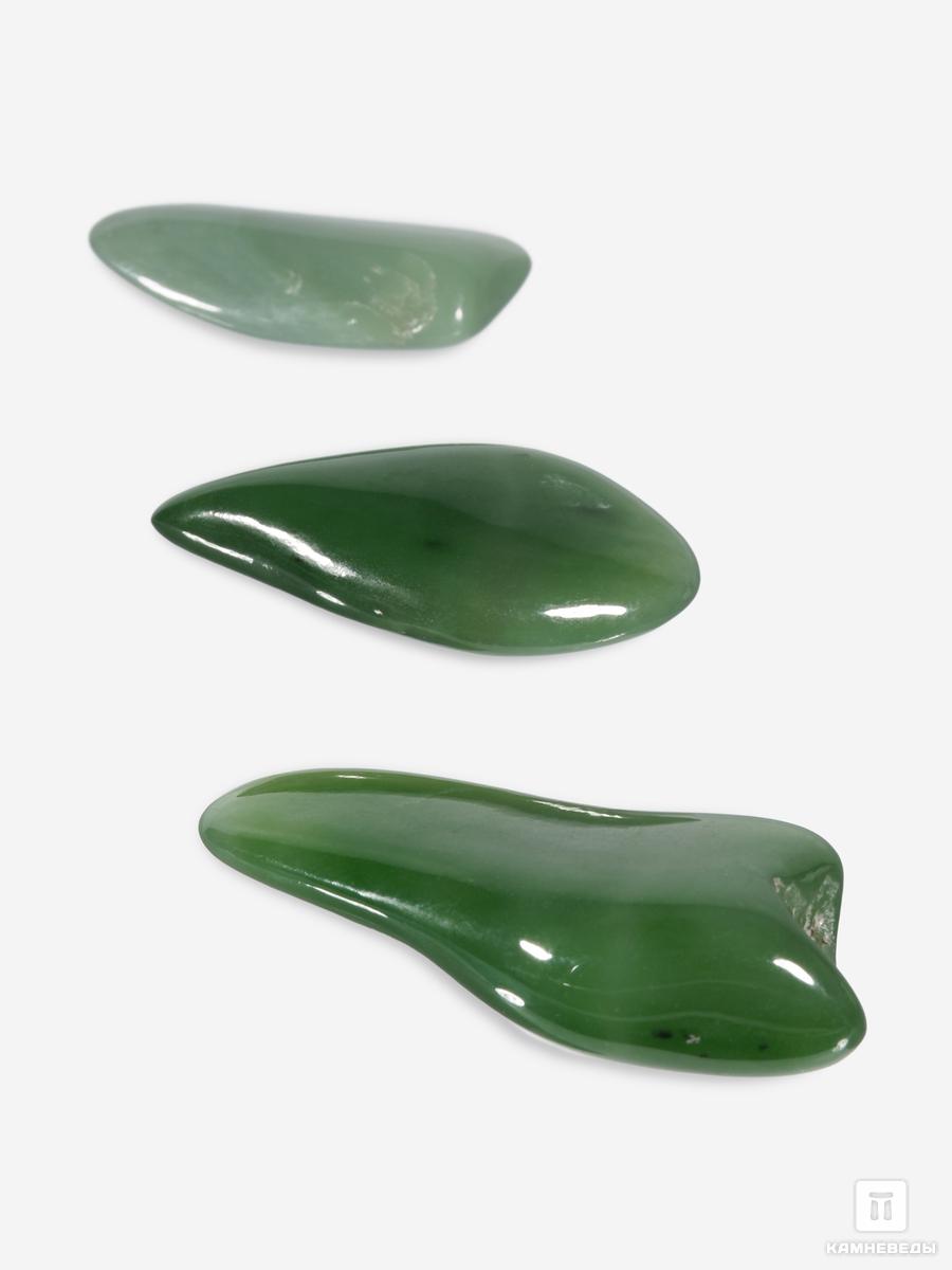 Нефрит, галтовка 4-6 см (15-20 г) премиум набор aura crystal beauty роллер скребок гуаша jade нефрит