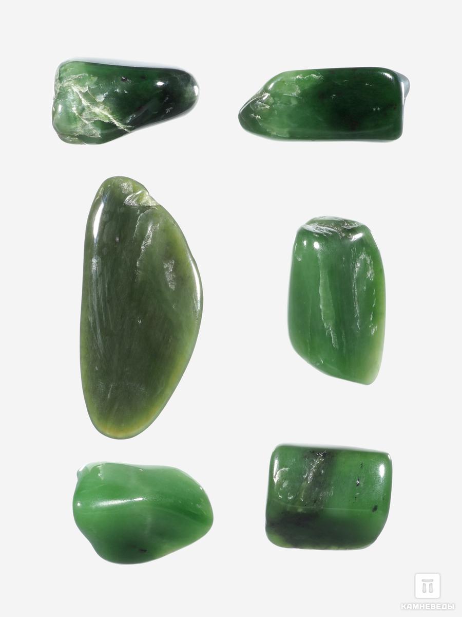 Нефрит, галтовка 5-7 см (25-30 г) премиум набор aura crystal beauty роллер скребок гуаша jade нефрит