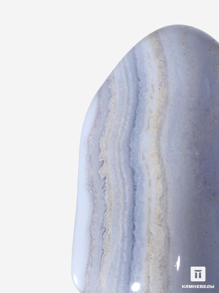 Агат голубой (сапфирин), крупная галтовка 3,5-4 см (20-25 г), 3321, фото 1