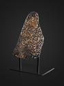 Метеорит Sericho с оливином, пластина на подставке 27х16х0,2 см (308 г), 25498, фото 2
