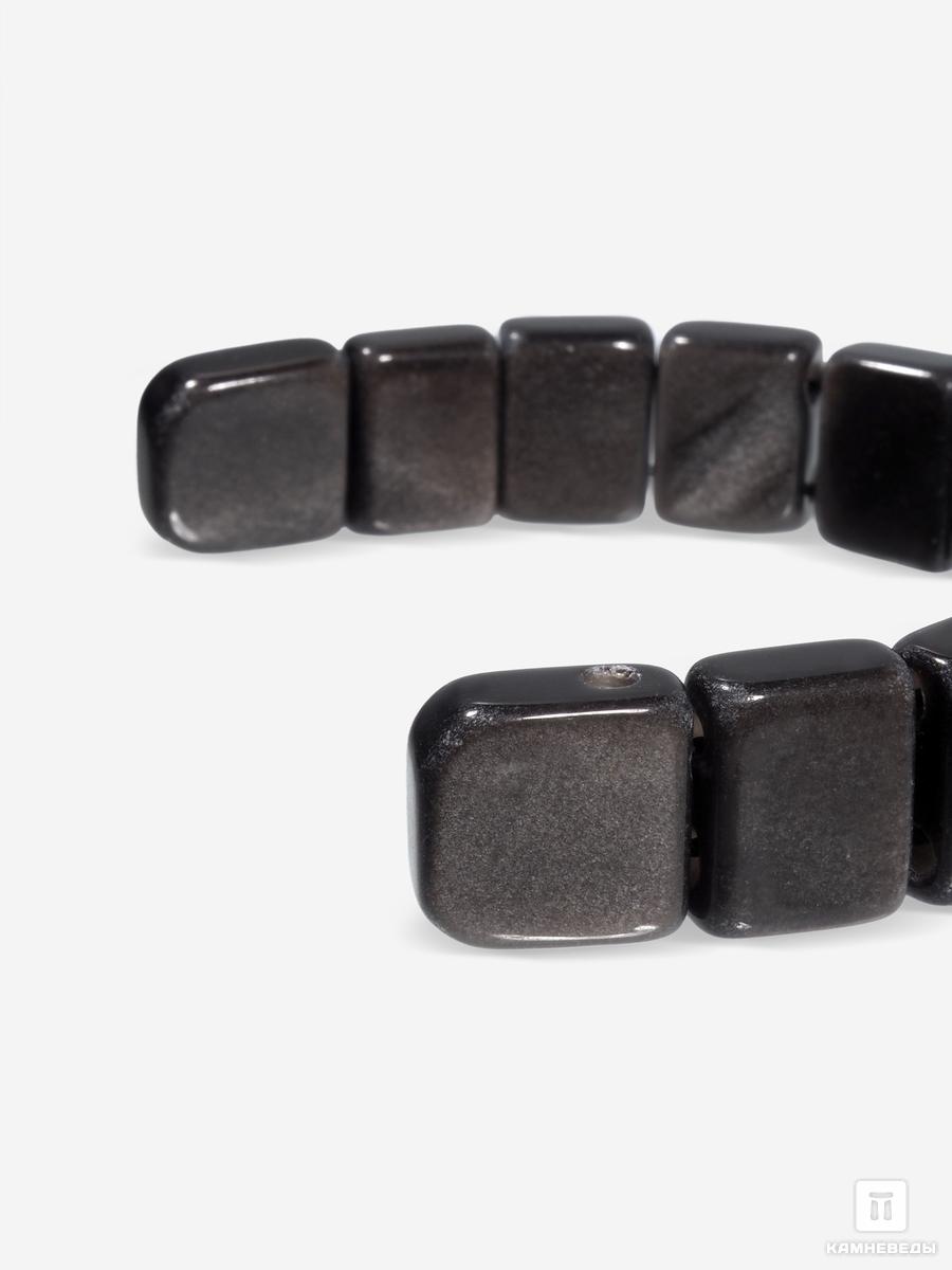 Чётки из серебристого обсидиана, перекидные комплект браслетов из кварца турмалина и обсидиана