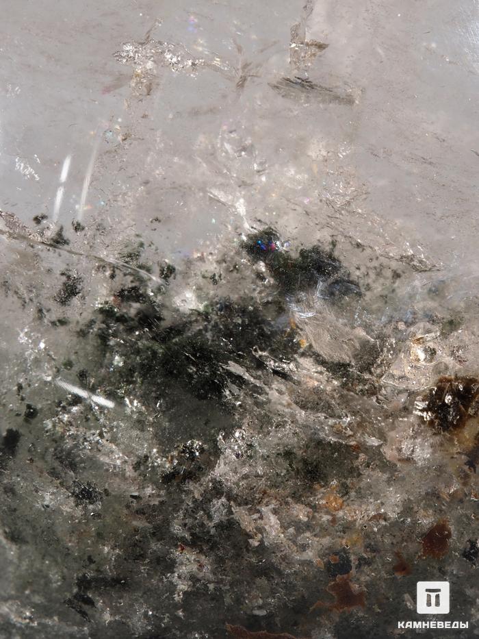 Шар из горного хрусталя (кварца) с хлоритом, аквариум 59 мм, 27312, фото 3