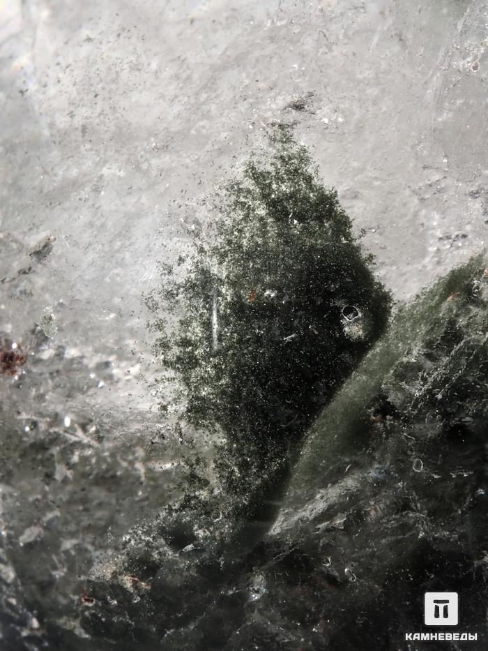 Шар из горного хрусталя (кварца) с хлоритом, аквариум 46 мм, 27317, фото 3