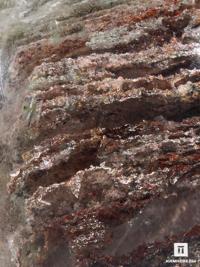 Шар из горного хрусталя (кварца) с хлоритом, аквариум 42 мм, 27320, фото 3