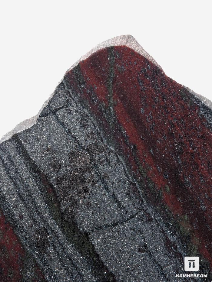 Джеспилит, полированный срез 15,5х12х1,8 см, 28352, фото 3