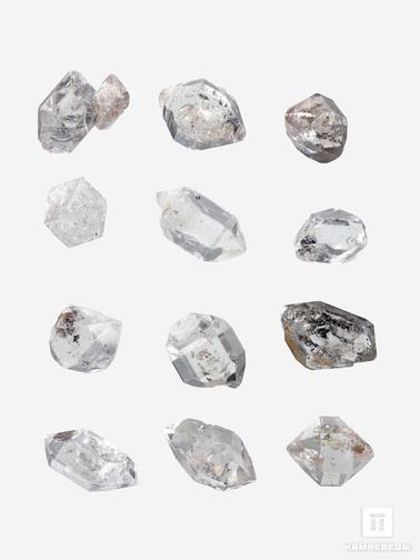 Херкимерский алмаз, Горный хрусталь. Херкимерский алмаз (кристалл горного хрусталя) , 1-1,5 см (1-1,5 г)