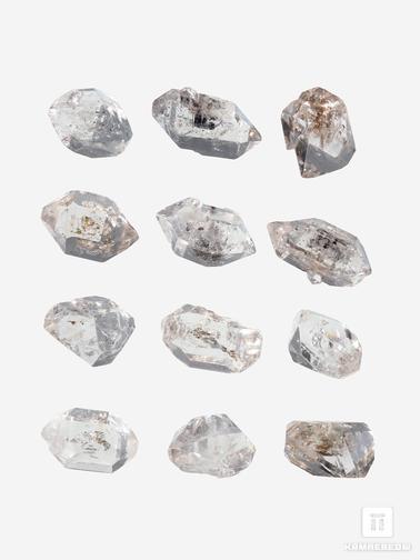 Херкимерский алмаз, Горный хрусталь. Херкимерский алмаз (кристалл горного хрусталя), 1,5-2 см (1,5-2 г)