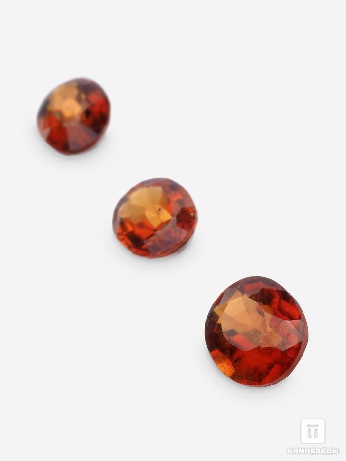 Гессонит, огранка 8-9 мм (1,8 ct), 28201, фото 4