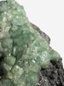 Демантоид (зелёный андрадит) на породе, 9,3х9,2х2 см, 28426, фото 1