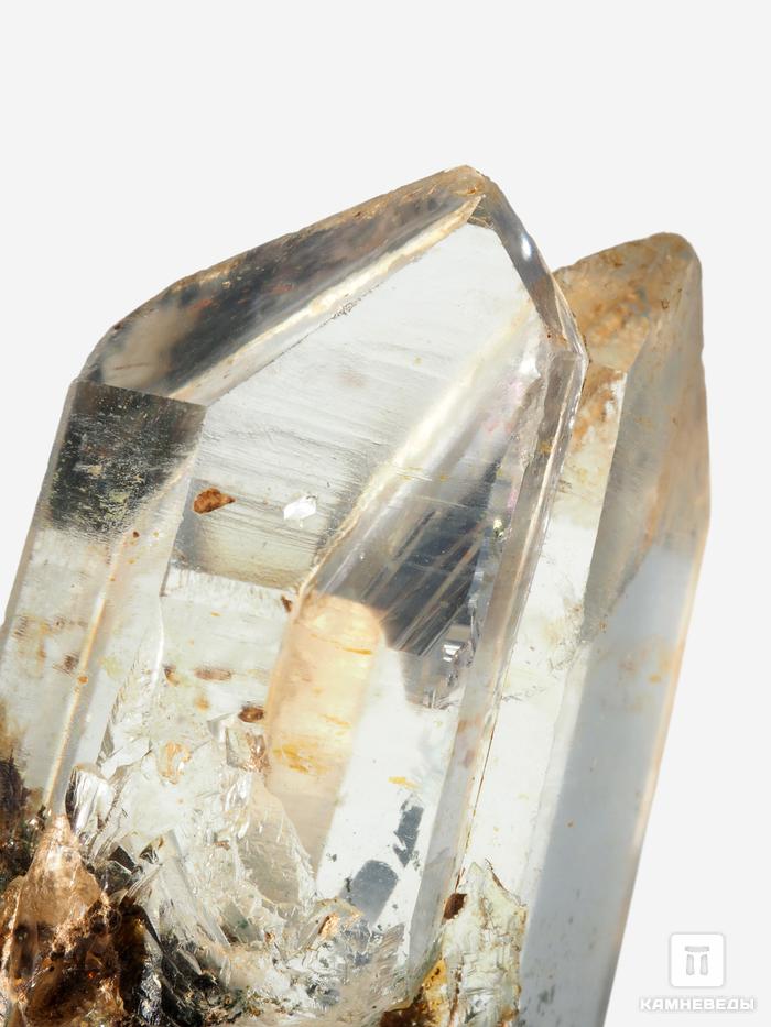 Горный хрусталь, сросток кристаллов с хлоритом 5,5х3,1х2,2 см, 27271, фото 3