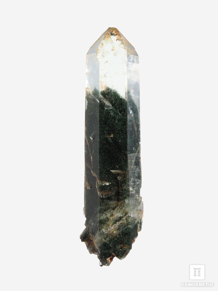Горный хрусталь, кристалл с хлоритовым фантомом 5,1х1,2х1,1 см, 27273, фото 2