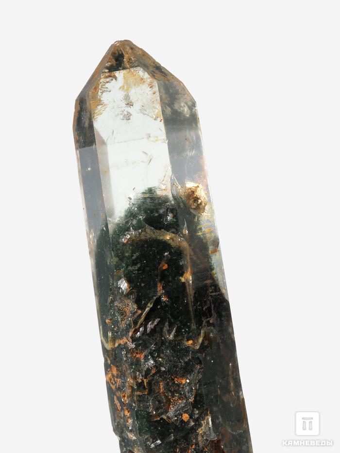Горный хрусталь, кристалл с хлоритовым фантомом 5,1х1,2х1,1 см, 27273, фото 3
