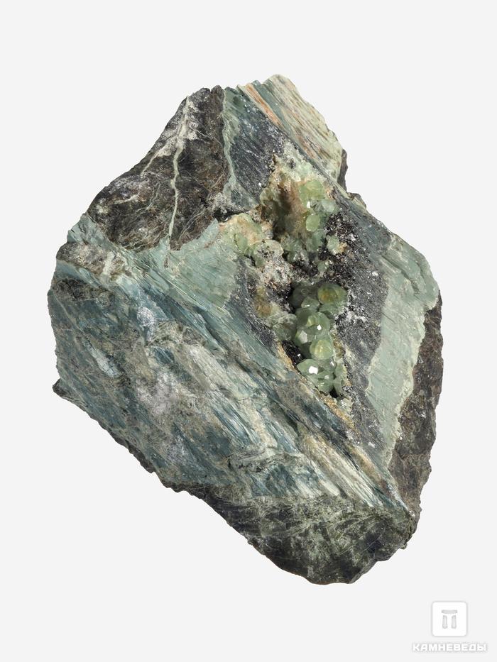 Демантоид (зелёный андрадит) на породе, 6,3х6,1х4,1 см, 28425, фото 2