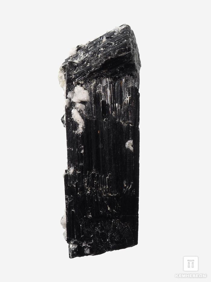 Шерл (чёрный турмалин), кристалл 3,7х1,4х1 см, 27675, фото 1