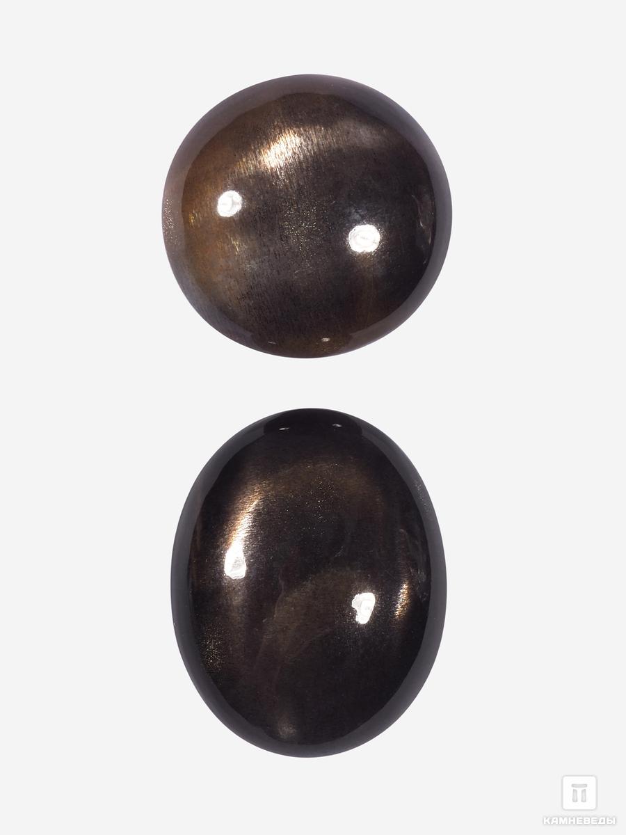 Солнечный камень с астеризмом, кабошон 2,4-3 см (11-14 г) солнечный ворон