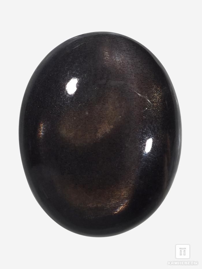 Солнечный камень с астеризмом, кабошон 2,4-3 см (11-14 г), 28126, фото 2