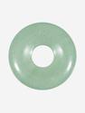 Кулон диск из зелёного авантюрина, 2 см, 28520, фото 2