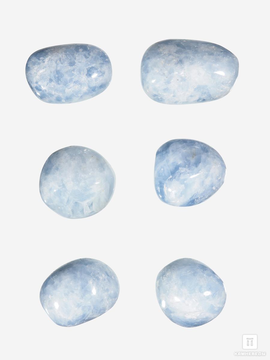 Кальцит голубой, крупная галтовка 3,5-4 см (20-25 г)