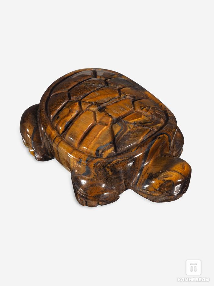 Черепаха из тигрового глаза, 4х2,8х1,5 см, 28693, фото 2