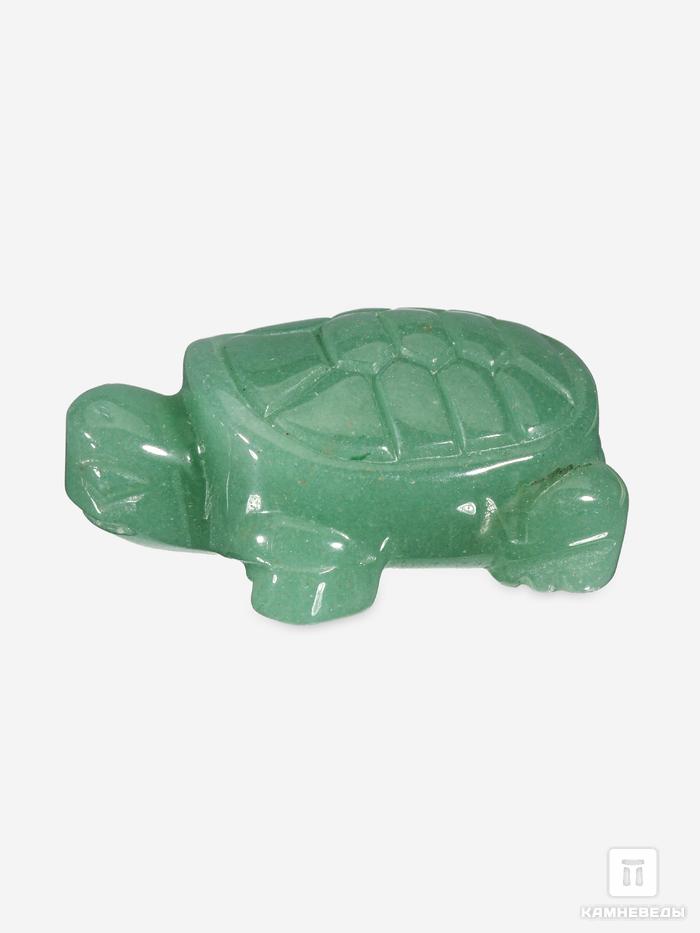 Черепаха из зелёного авантюрина, 4х2,8х1,5 см, 10936, фото 2