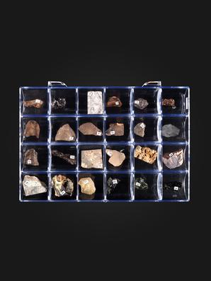 Коллекция метеоритов и импактитов (24 образца)