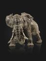 Слон из далматиновой яшмы (трахириодацита), 32х25х22,5 см, 19884, фото 4