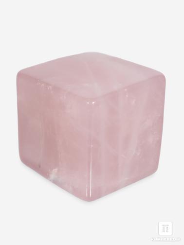 Розовый кварц. Кубик из розового кварца, 1,8х1,8 см