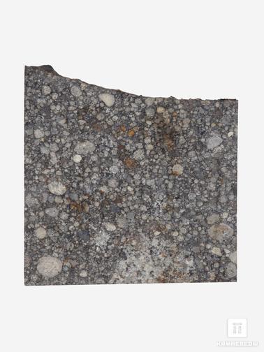 Метеориты. Метеорит Aba Panu, пластина в боксе 3,1х3х0,1 см (5,8 г)
