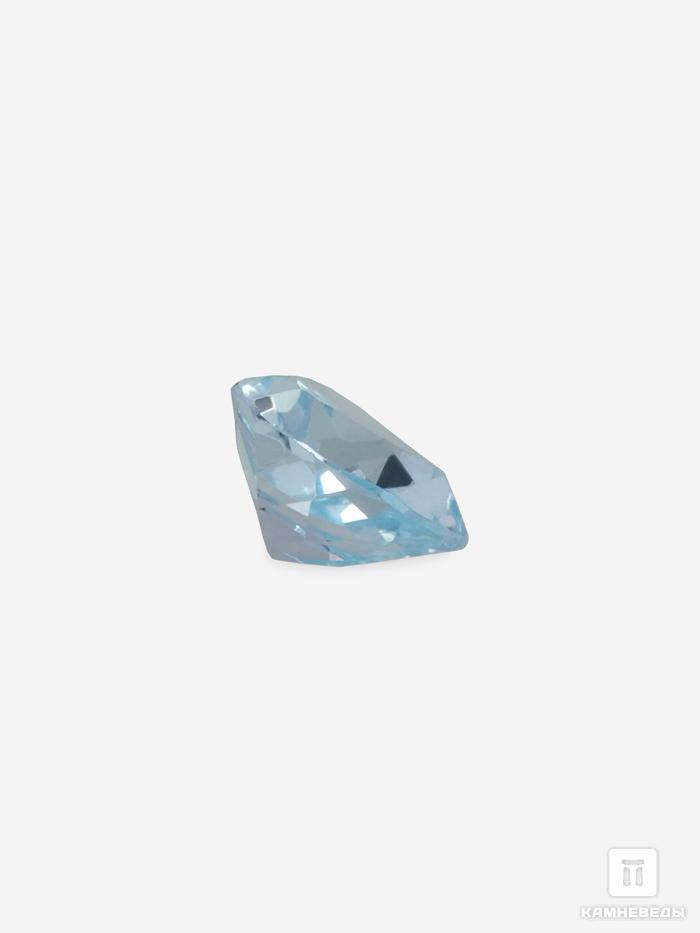 Топаз голубой, огранка 8х8х5 мм (1,95 ct), 9-38/44, фото 2
