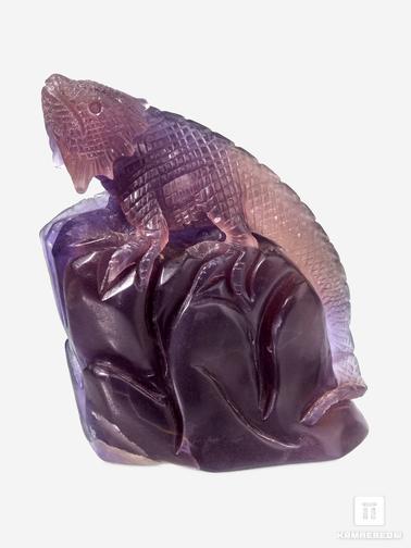 Флюорит. Ящерица из флюорита, 13х9,5х4,7 см