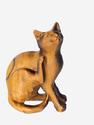 Кошка из тигрового глаза, 6,7х4,7х3,2 см, 32489, фото 1