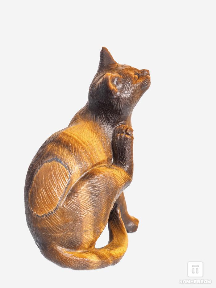 Кошка из тигрового глаза, 6,7х4,7х3,2 см, 32489, фото 4