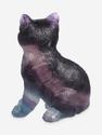 Кошка из флюорита, 5,7х4,5х2,8 см, 32491, фото 3