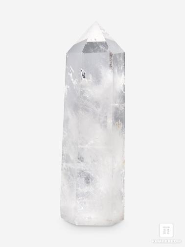 Горный хрусталь, Кварц. Горный хрусталь (кварц) в форме кристалла, 10,8х3,6х3,3 см