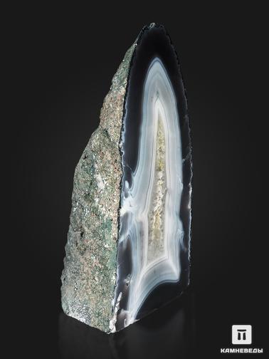 Агат. Агат, полированный срез 37,3х17,7х14,8 см