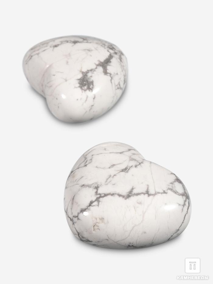 Сердце из магнезита, 4х3,5х2 см, 16340, фото 3
