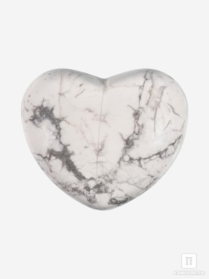 Сердце из магнезита, 4х3,5х2 см, 16340, фото 1