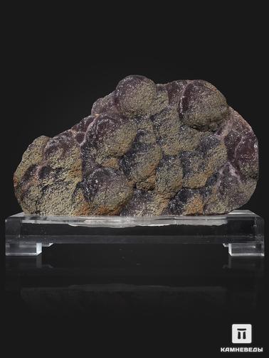 Флюорит, Пирит. Флюорит с пиритом на подставке, 50х36х15,5 см