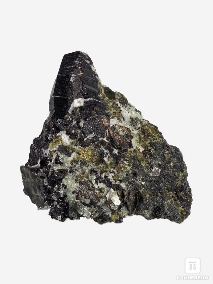 Флогопит с диопсидом и кальцитом, 6,4х6х5,4 см, 10-207/5, фото 2