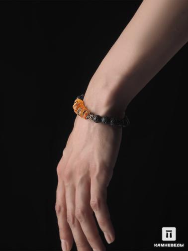 Пемза (лава), Янтарь. Браслет из пемзы (лавы) и янтаря
